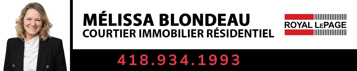 Mélissa Blondeau courtier immobilier Royal Lepage