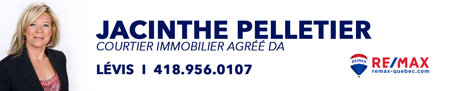 Jacinthe Pelletier Courtier Immobilier RE/MAX - Lévis