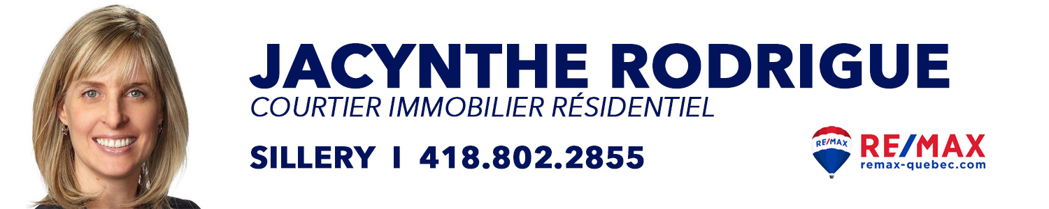 Jacynthe Rodrigue Courtier immobilier RE/MAX Capitale - Sillery