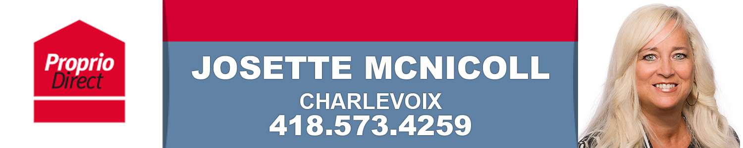 Josette McNicoll, Courtier immobilier Proprio Direct - Charlevoix