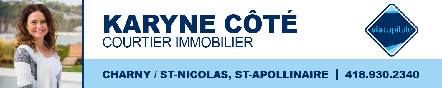 Karyne Côté, Équipe Aryma - Courtier immobilier Lévis Via Capitale Sélect