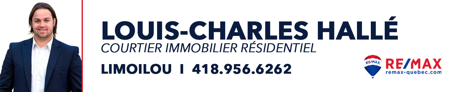 Louis-Charles Hallé Re/Max, courtier immobilier Limoilou