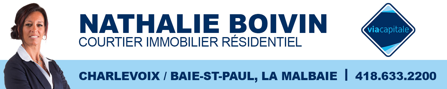 Nathalie Boivin Courtier immobilier Via Capitale Charlevoix