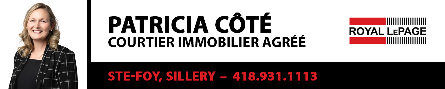 Patricia Côté - courtier immobilier Royal Lepage - Agent immobilier Sainte-Foy