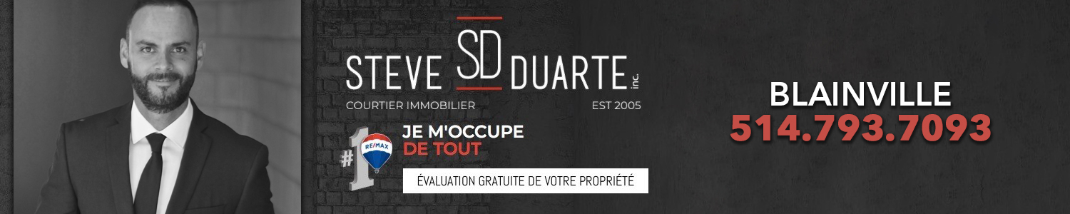 Steve Duarte, Courtier immobilier Remax - Blainville