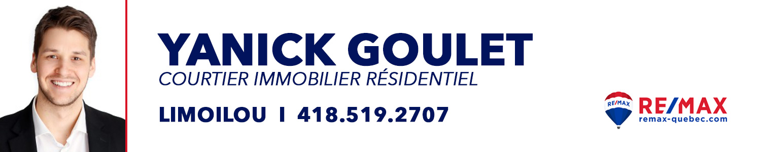 YANICK GOULET  courtier immobilier Re MAX