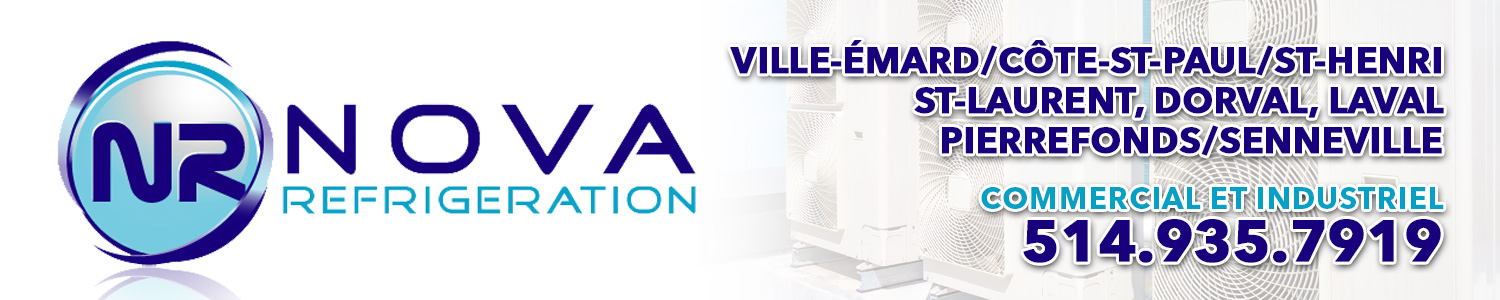 Nova Réfrigération - Climatisation, Refrigeration, Chambre Froide, Chauffage, Ventilation Commerciale - St-Laurent