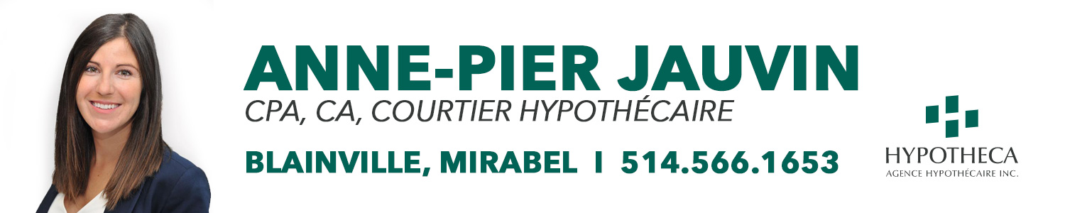 Anne-Pier Jauvin - Courtier Hypothécaire Blainville