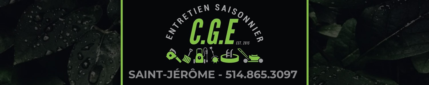 C.G.E entretien saisonnier - Déneigement de Toiture, Remorque Saint-Jérôme