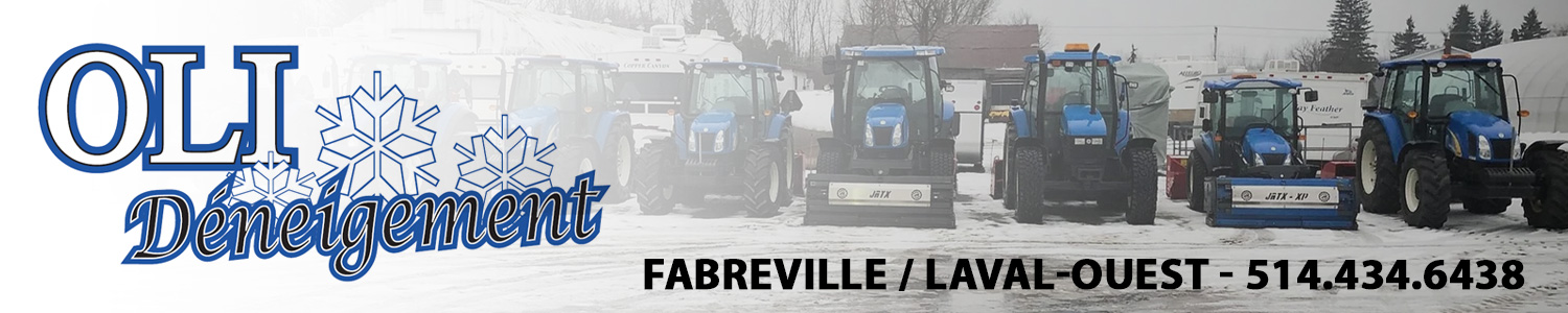 Oli déneigement - Déneigeur Fabreville / Laval-Ouest 