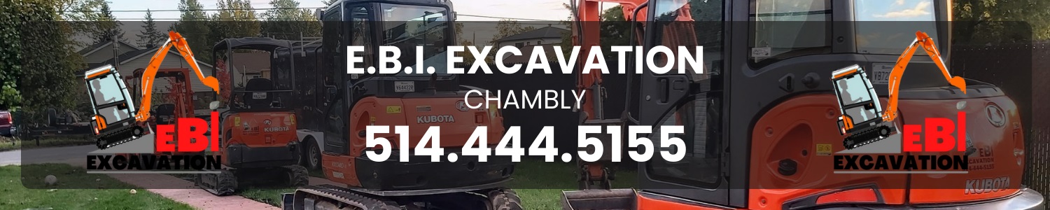 E.B.I. Excavation - Mini-excavation Chambly