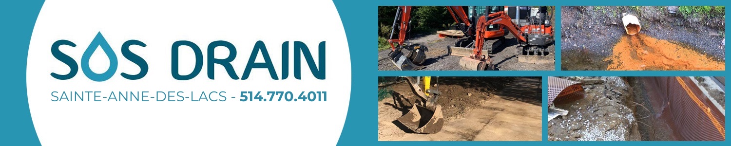 SOS Drain - Excavation et Drain Français Sainte-Anne-des-Lacs