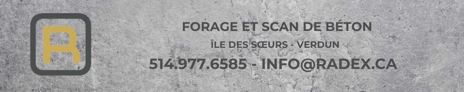 Radex - Forage et scan de béton Verdun