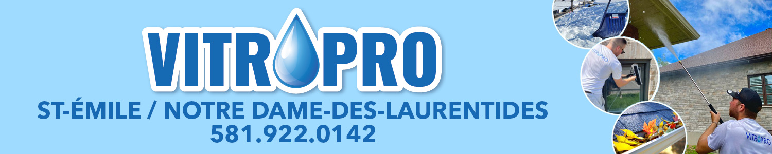 Vitro Pro inc. - Nettoyage à pression, Gouttières, Lavage de Vitres Saint-Émile