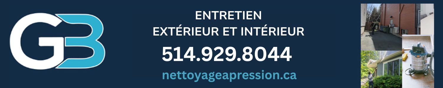 Entretien GB Lavage à pression - Nettoyage de gouttières Longueuil