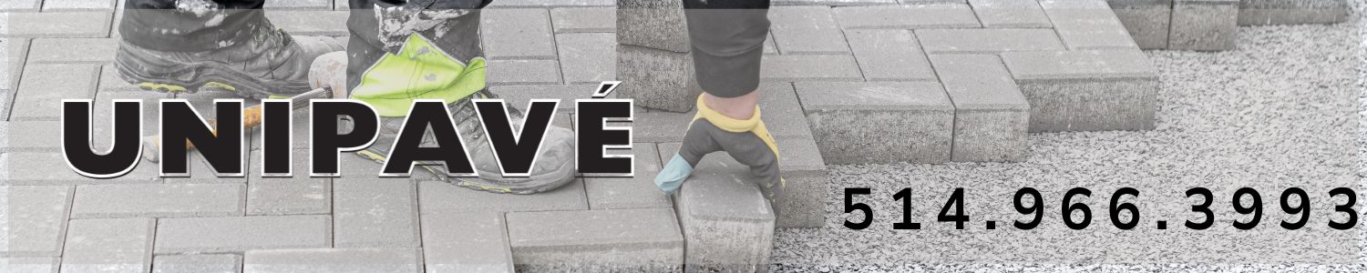 Unipavé - Installation Pavé-uni