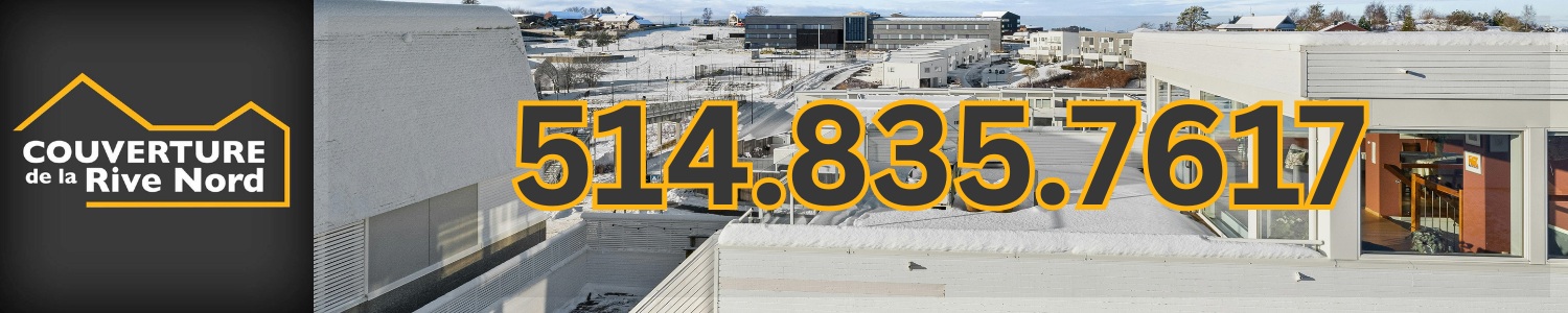 Couverture de la Rive Nord - Toiture commerciale, Déneigement de toiture Repentigny